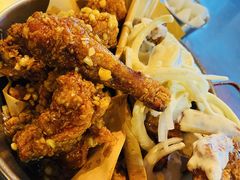 双拼炸鸡-富乐满韩国正宗炸鸡韩国料理(虹泉路店)