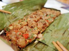 芭蕉叶包烧鸡脚筋-呐咪傣园·云南菜(石厦店)