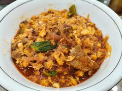 生肉小炒加鸡蛋-清真·马洪小炒泡馍馆(钟楼回民街店)
