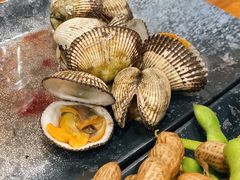 姜汁毛蛤蜊-老东镇啤酒屋海鲜加工·蒸汽海鲜·海鲜烧烤(台东店)