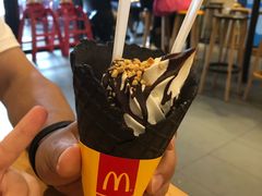 脆皮巧克力味花生那么大圆筒-麦当劳(天塔道店)