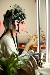 后台-胭脂猫京剧摄影