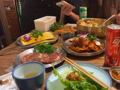 -明洞阿姨·韩式酱蟹烤肉·创意料理(三元桥店)