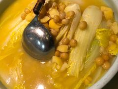 豆汤栗子娃娃菜-绿茶餐厅(乐峰广场店)