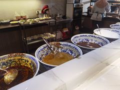 自助调料区-清真盛志望麻酱酿皮·非遗老字号