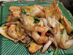 黑椒汁春笋凤尾虾-中国大酒店·食街