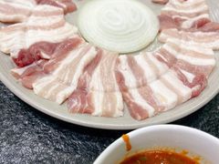 烤猪五花肉-海花锅盖烧烤店(怡馨家园店)