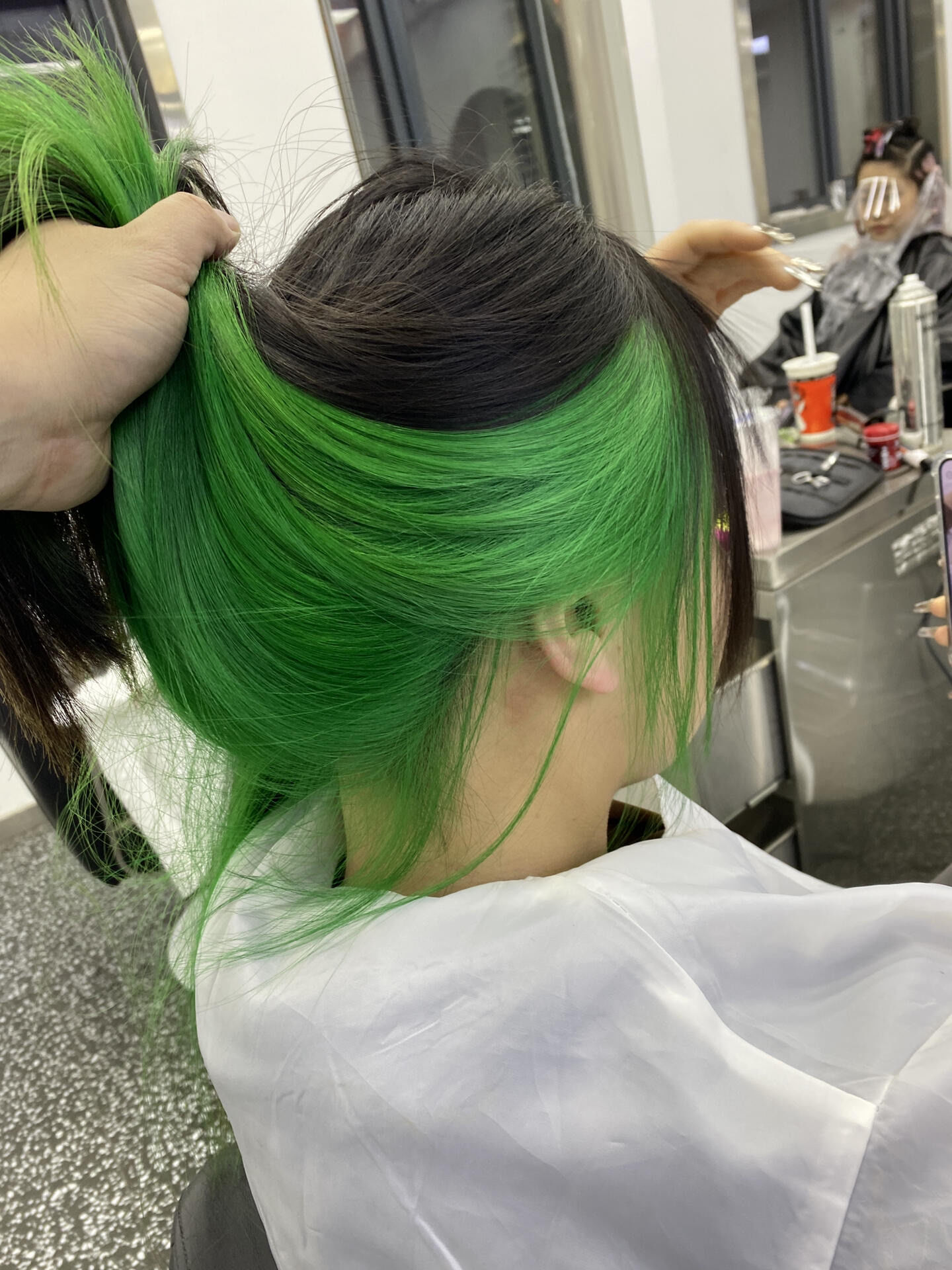 附近哪里做头发好 #挂耳染#附近理发店推荐#染发