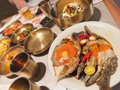 -草家酱蟹炭火烤肉店(珲春南路一店)