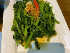 秘制虾酱炒空心菜-帕蓝·暹罗料理(曲阳店)