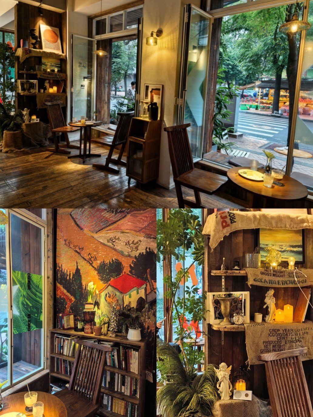 咖啡店本以为只是转角小店,没想到有几百平,还有餐食
店里装修浪漫