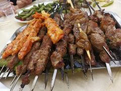 烤羊肉串-天津乾毓德饭庄·清真传统炒菜·海鲜烧烤(咸阳路店)