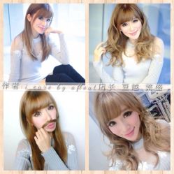 浅亚麻色-icare美发沙龙