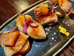 香煎鹅肝配焦糖苹果-BROWNSTONE布朗石西班牙餐厅(富城店)