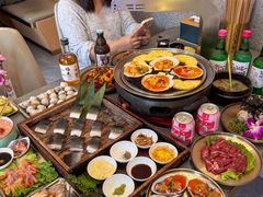 -围炉肉舍•炭烤活鳗•丹东海鲜烤肉(步行街店)