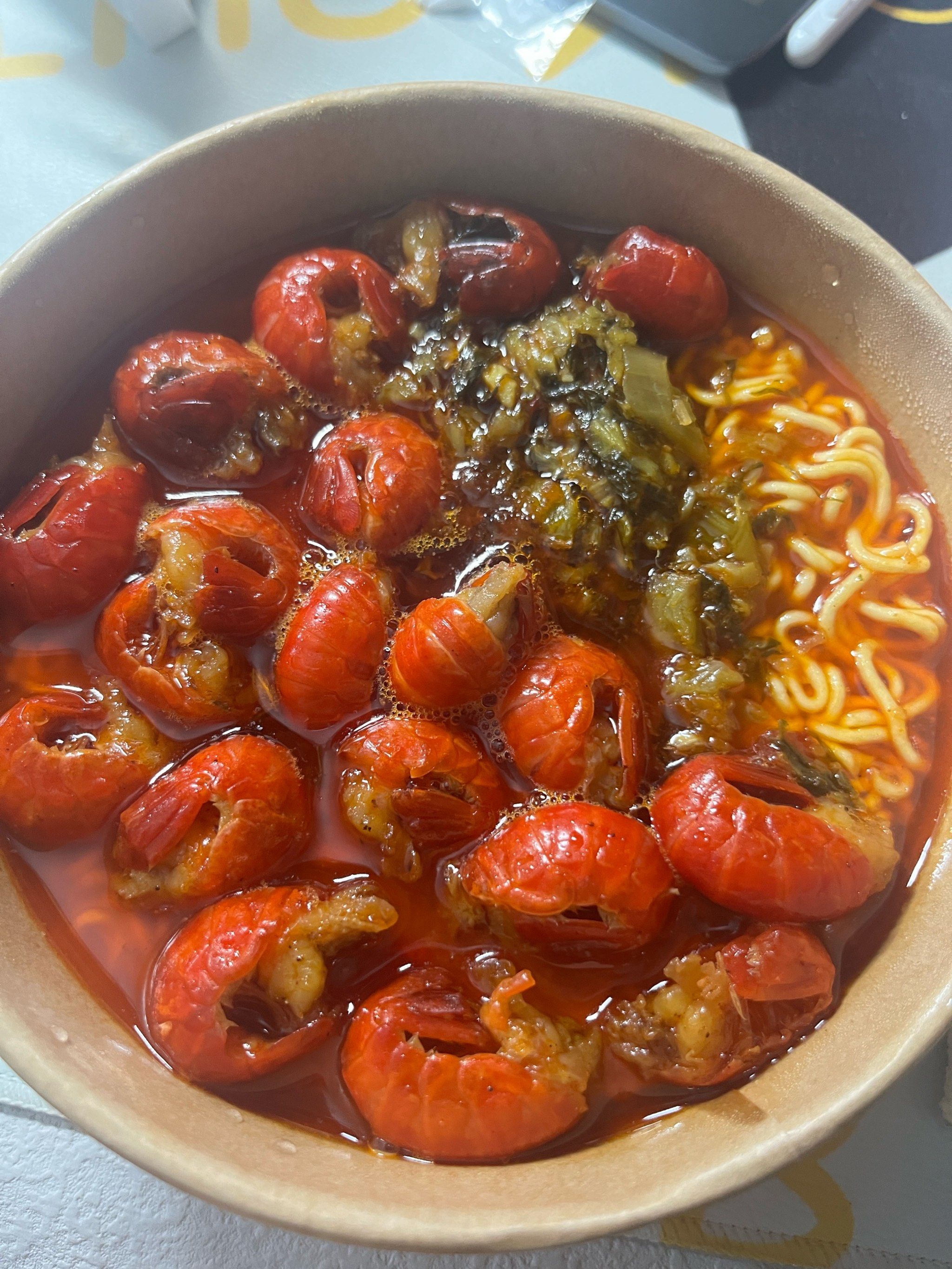 自制小龙虾面
