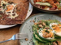 鸡蛋蘑菇熏肉荞麦可丽饼-RAC BAR(安福路店)