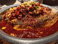 -探鱼·鲜青椒爽麻烤鱼(西南商都店)