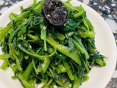 黑蒜油空心菜-胖妹面庄(香饵胡同店)
