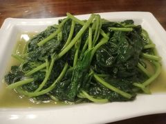 蒜蓉炒地瓜叶-海岛八号龙虾烧烤田鸡(蓝天路总店)