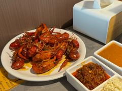 鲜活小龙虾-伍棵煋炭烤自助料理·烤鳗鱼(浦东食品城店)