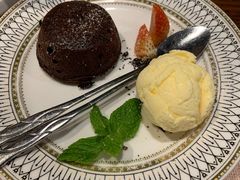 熔岩蛋糕配冰激凌-斯比特花园西餐厅(大丸百货店)