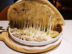 牛肉鲜蔬芝士瀑布披萨碗-get pizza意大利餐厅(凯德MALL店)