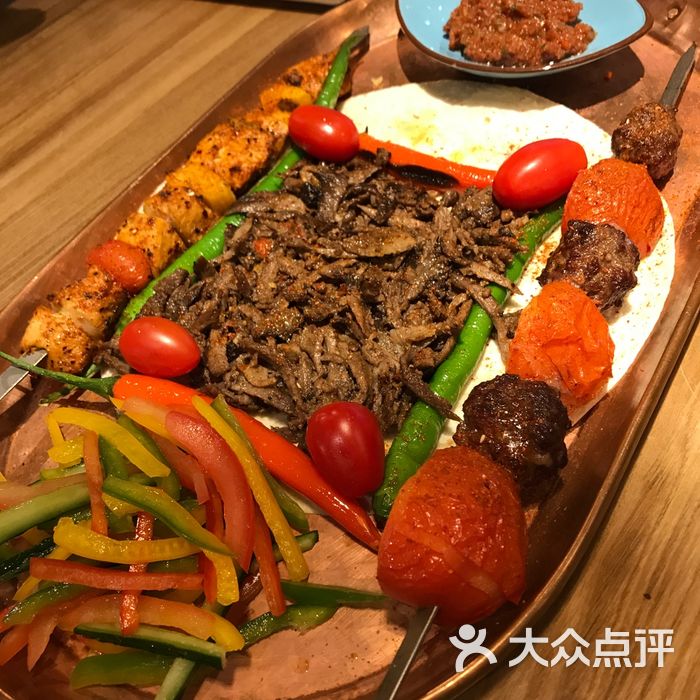 kebap legend天山传奇土耳其烤肉拼盘图片-北京西北菜-大众点评网