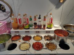 自助调料区-杏花吴记牛肉火锅