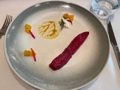 挪威烟熏三文鱼水晶黄瓜香槟奶油-福楼法餐厅FLO