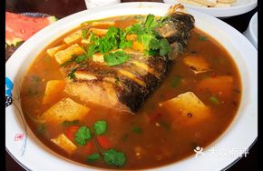 Farmhouse Fish Head with Pancake