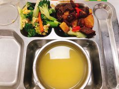 西兰花炒蛋-中国石油大学第2食堂