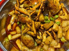 手打年糕炒湖蟹-打酱油·非遗淮扬菜(瘦西湖梅岭店)