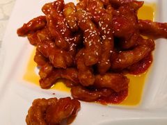 糖醋里脊-华盛园卷子王农家菜水库鱼