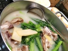 羊烧骨煲淋芥菜-新兴·金羊座·粤菜点心(乐峰店)