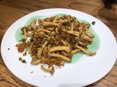 炸酥小蘑菇-一盏明灯全素斋(殊像寺店)