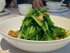 鸡毛菜炒腐衣-玫瑰厅上海菜(兴国路店)