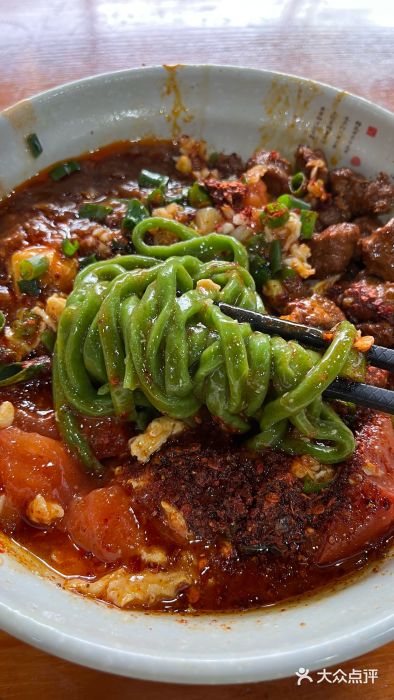 手擀菠菜面(西康路店)图片