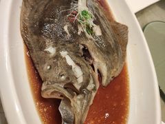 清蒸多宝鱼-勺园中餐厅
