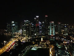 阳台夜景-新加坡瑞士史丹福酒店