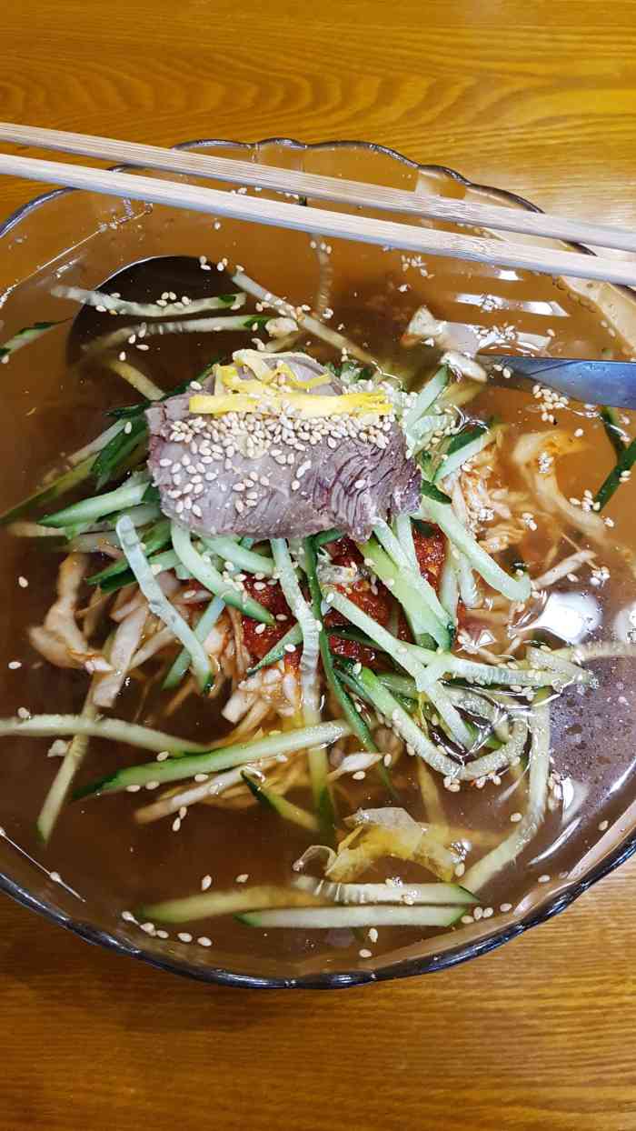 顺姬冷面店-"冷面外地人真心吃不惯,老爸本以为像是烤冷.