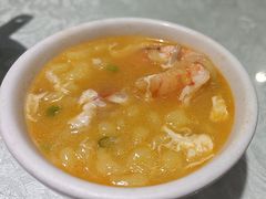 非遗手工鲜虾疙瘩汤-品味居·首店·大连鲜活海鲜大连菜(东港店)