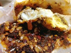 -清真马乐贝腊牛肉蛋黄菜夹馍(马蓉洒金桥店)