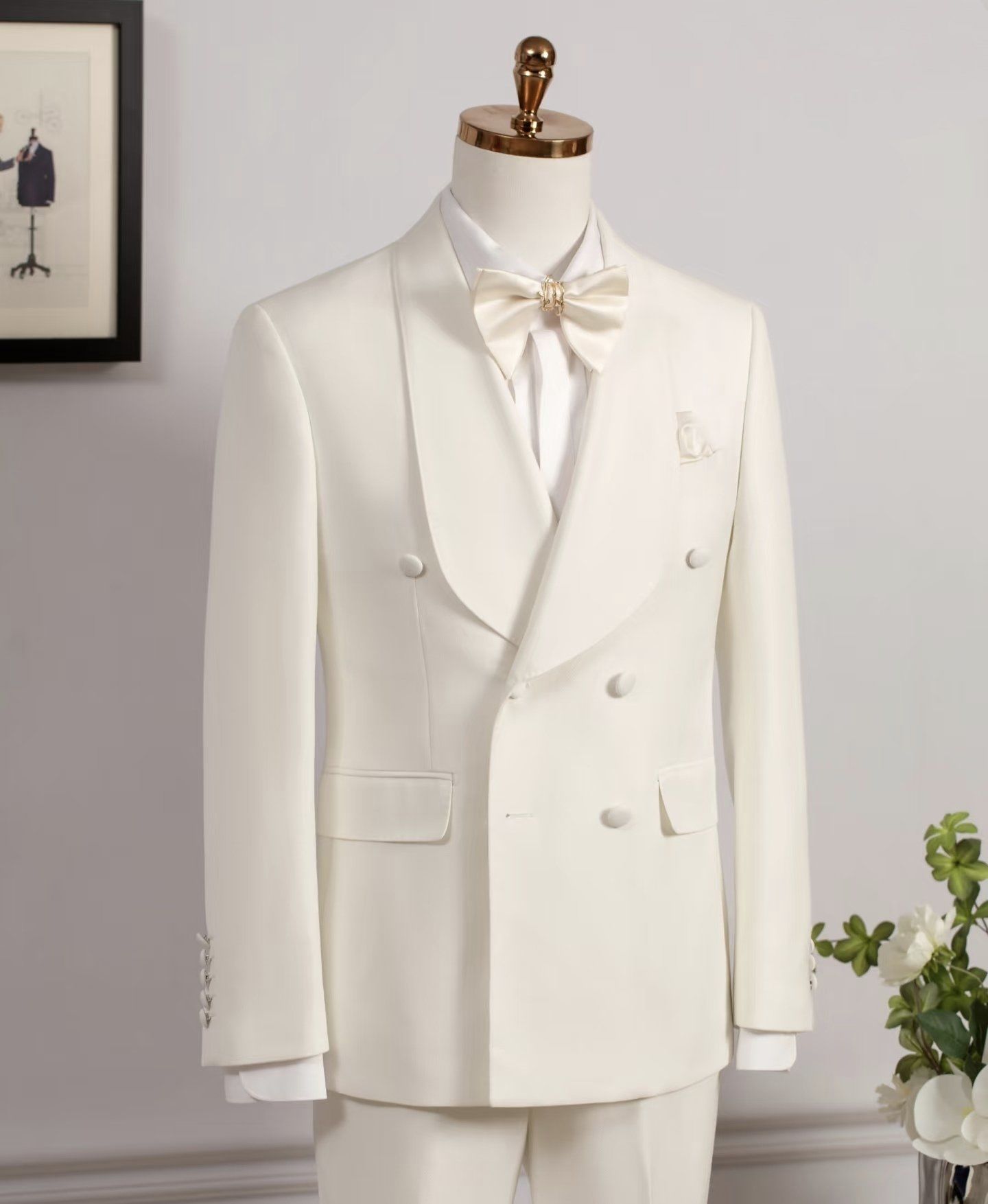 婚礼上的白色浪漫,西装新选择🤵
