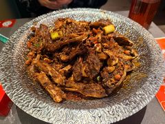 干锅兔头鸭唇翅膀-乔一乔怪味干锅(武侯欢肆店)