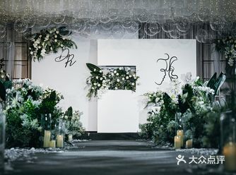白绿色小清新婚礼，小预算也可以办的很有感觉