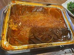 香辣鸭血粉丝锡纸烧-腰子哥烤串(石佛营炫特店)