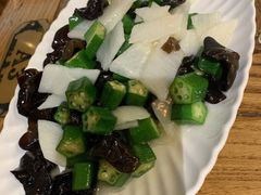 秋葵木耳炒山药-北疆饭店(金狮广场店)