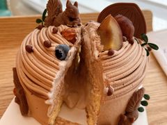 巧克力栗子爆浆蛋糕-LanTa蓝塔烘焙(郑百店)