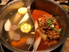 鲜牛杂鸳鸯锅-左庭右院鲜牛肉火锅(南通CBD大有境店)